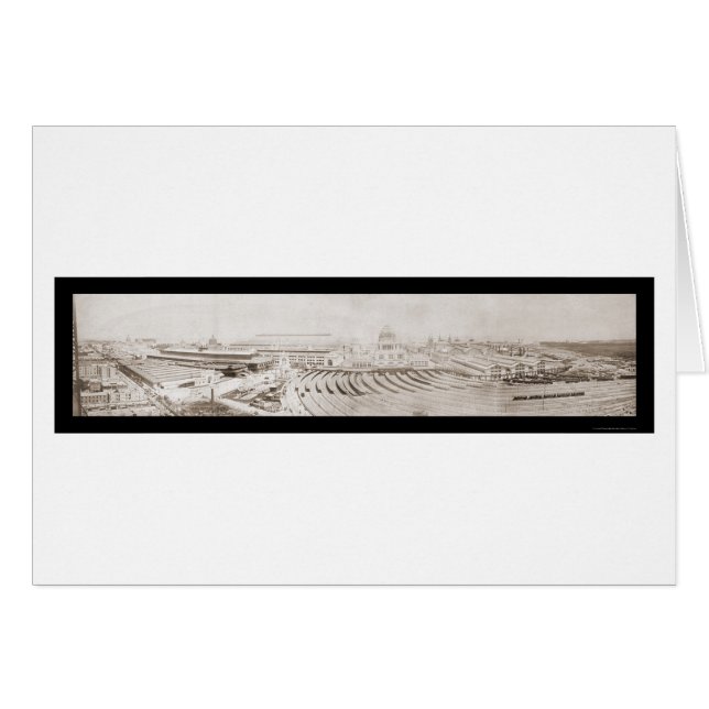 Chicago, IL Exposition 1893 Hälsningskort (Framsidan Horizontal)
