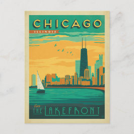 Chicago, IL - Njoy the Lakefront Vykort