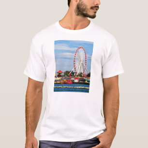 Chicago IL - Pariserhjul på marinpir T Shirt