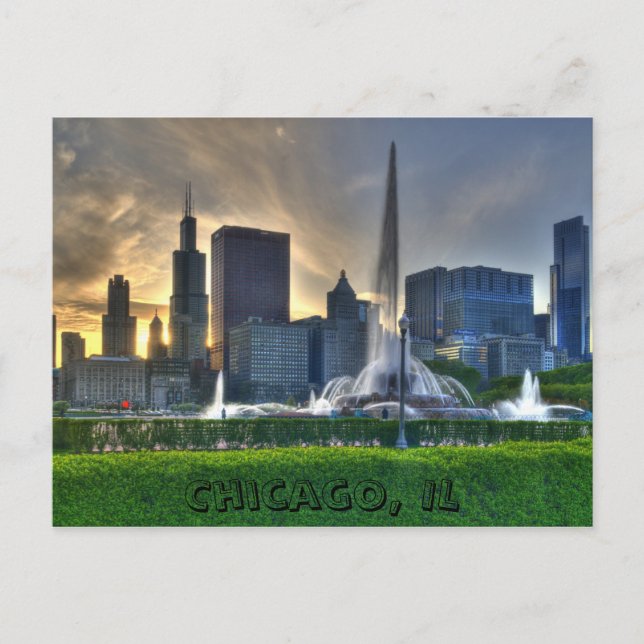 Chicago, IL Postcard Vykort (Framsida)