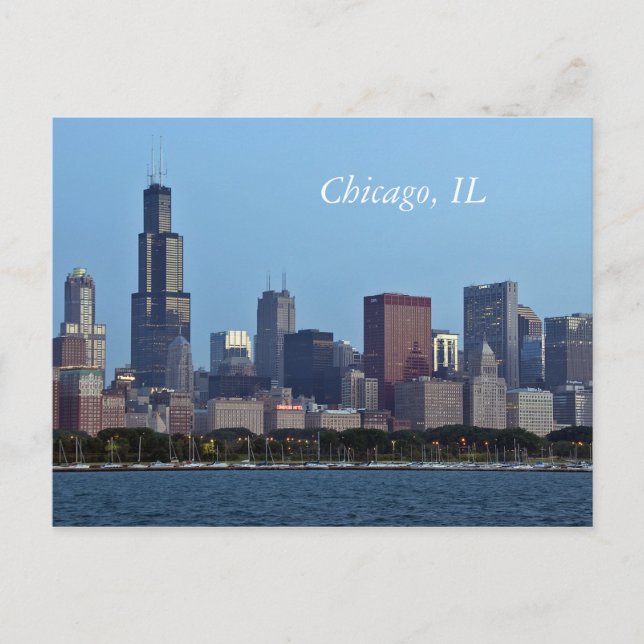 Chicago, IL Postcard Vykort (Framsida)