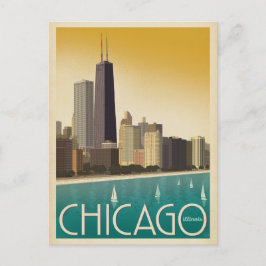 Chicago, IL - Skyline Vykort