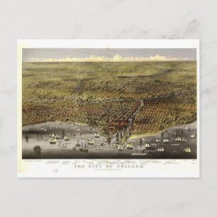 Chicago Illinois, 1874 Vykort