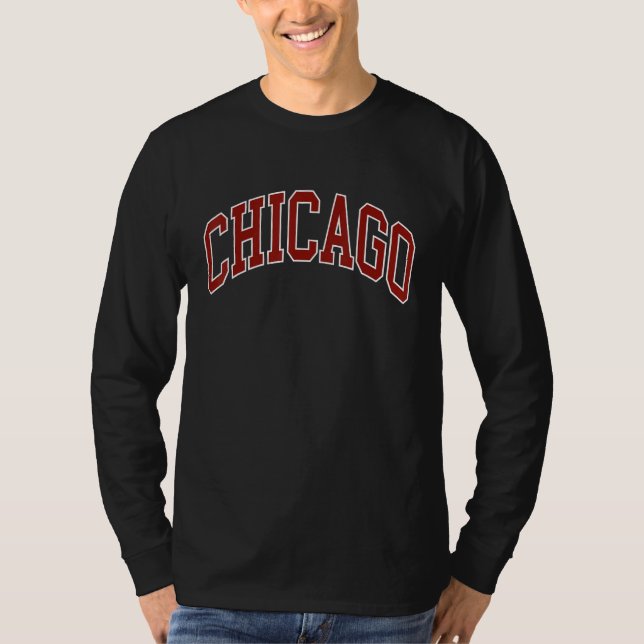 Chicago Illinois 1 T Shirt (Framsida)
