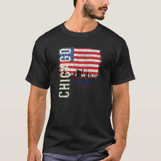 Chicago Illinois Amerika Usa T Shirt