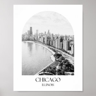 Chicago Illinois Arch Photo Print Poster