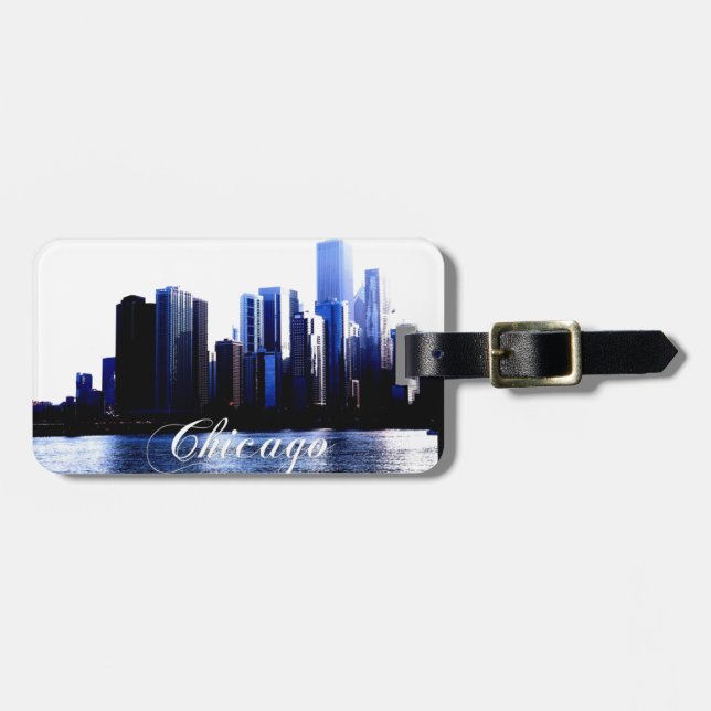 Chicago Illinois Bagagebricka (Horisontell Framsida)