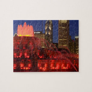 Chicago, Illinois, Buckingham Fountain Pussel