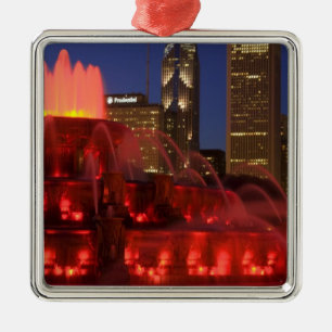 Chicago, Illinois, Buckinghamfontänen Julgransprydnad Metall