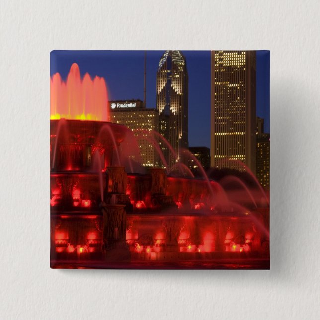 Chicago, Illinois, Buckinghamfontänen Knapp (Framsida)