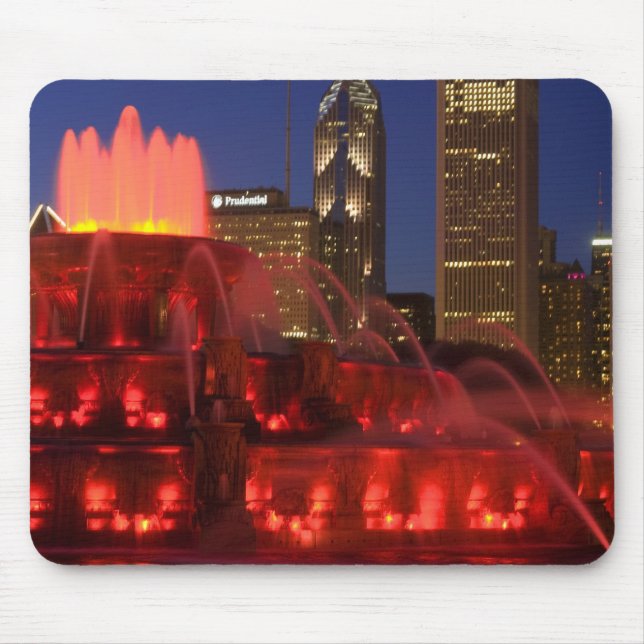 Chicago, Illinois, Buckinghamfontänen Musmatta (Framsidan)
