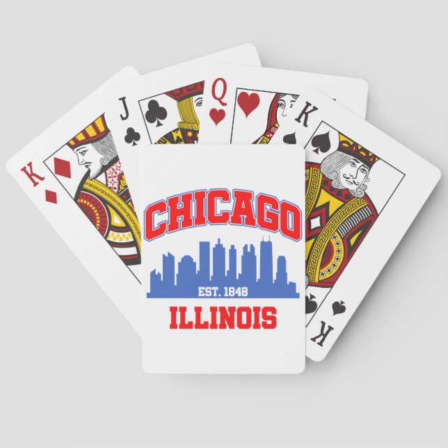 Chicago,Illinois Casinokort (Baksidan)