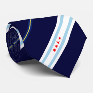 Chicago (Illinois) City flagga Slips