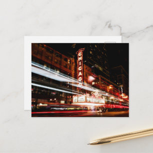 Chicago Illinois City Skyline Postcard Vykort