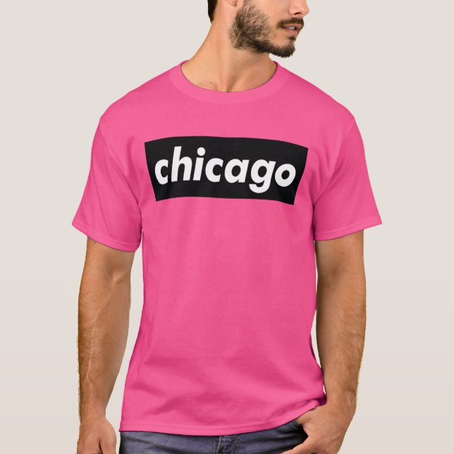Chicago Illinois Growing up Chicago Illinois Raise T Shirt (Framsida)