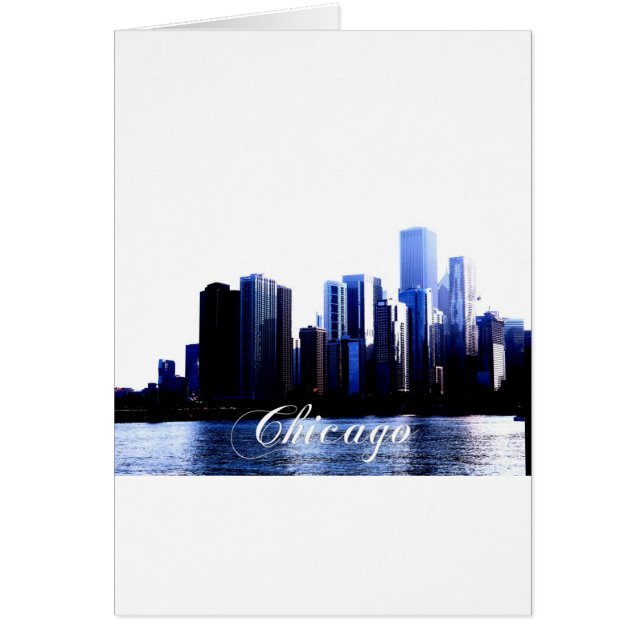 Chicago Illinois Hälsningskort (Framsidan)