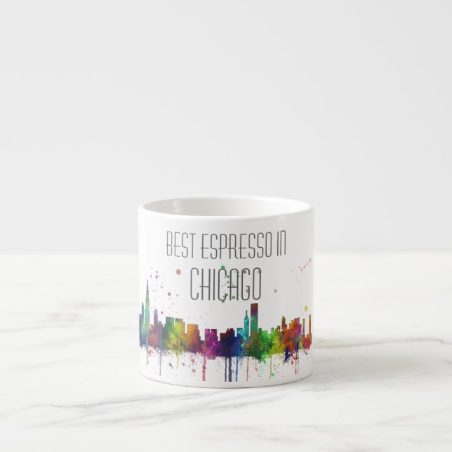 CHICAGO ILLINOIS HORISONT ESPRESSOMUGG (Framsidan)