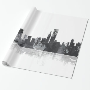 CHICAGO ILLINOIS HORISONT - inpackning av papper Presentpapper