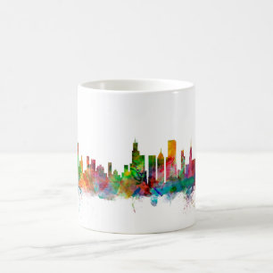Chicago Illinois horisont Kaffemugg