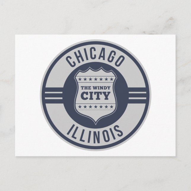 Chicago, Illinois ( IL ), United Stater USA Vykort (Framsida)