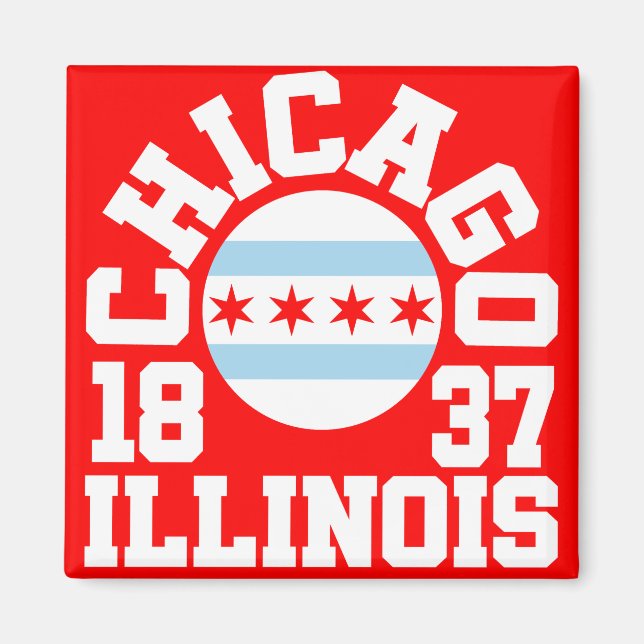 Chicago,Illinois Magnet (Framsidan)