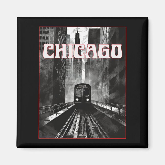 Chicago Illinois Magnet (Framsidan)