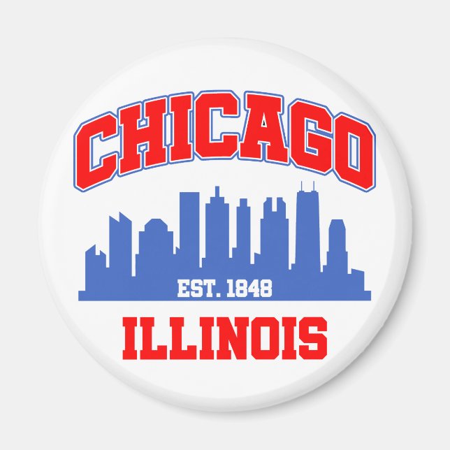 Chicago,Illinois Magnet (Framsidan)