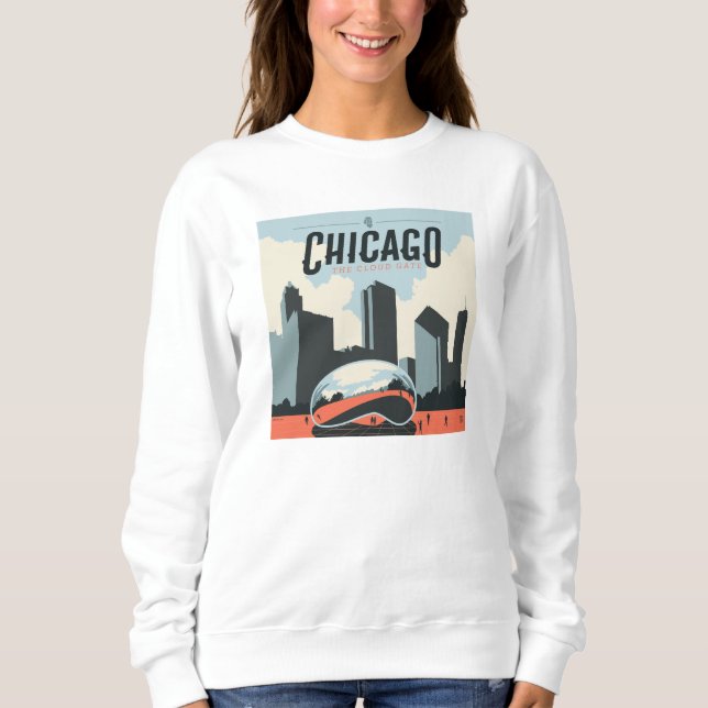 Chicago, Illinois | Millennium Park T Shirt (Framsida)