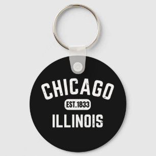Chicago Illinois Nyckelring