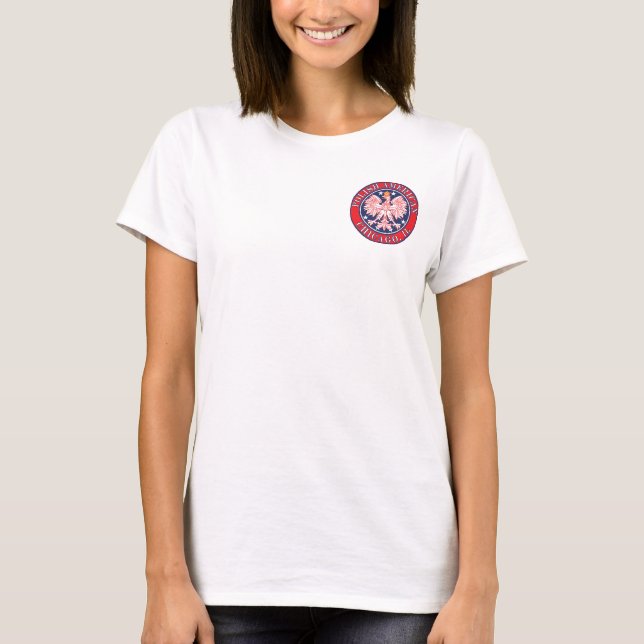 Chicago Illinois polska T Shirt (Framsida)