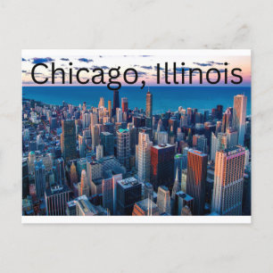 Chicago, Illinois Postcard Vykort