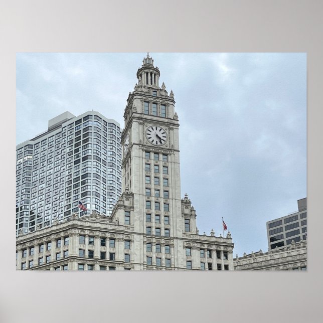 Chicago Illinois Poster (Framsidan)