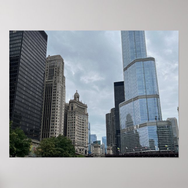 Chicago Illinois Poster (Framsidan)