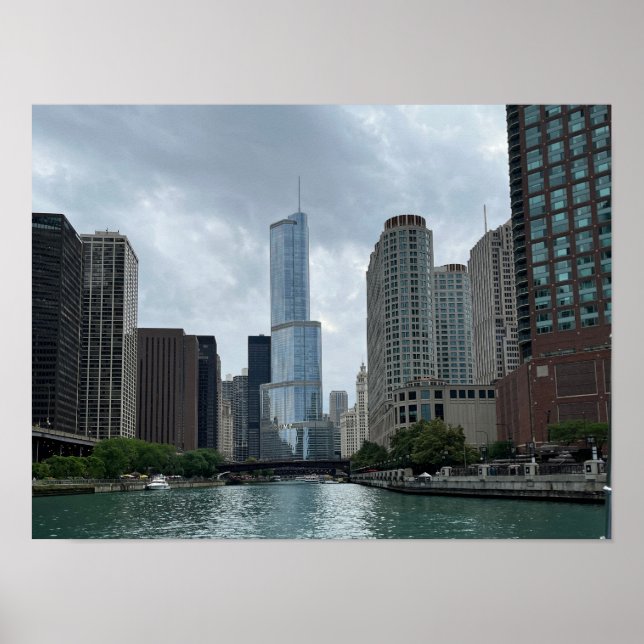 Chicago Illinois Poster (Framsidan)