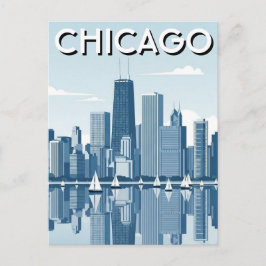 Chicago Illinois Resa Vykort