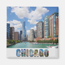 Chicago Illinois River Skyline Photo