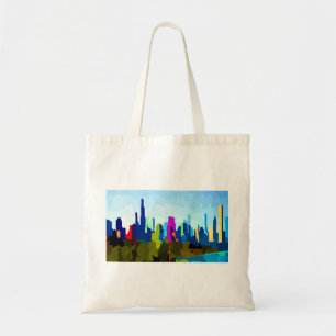 Chicago Illinois Skyline av Jon Baran Tygkasse