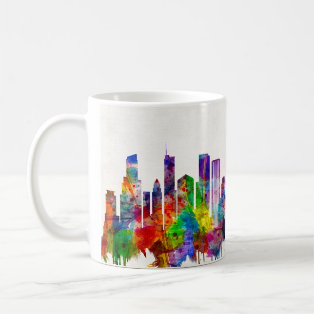 Chicago Illinois Skyline Kaffemugg (Vänster)