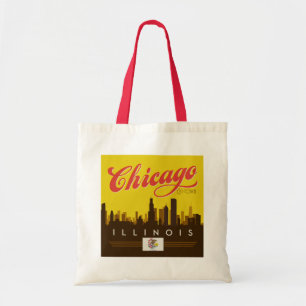 Chicago Illinois Skyline Tygkasse