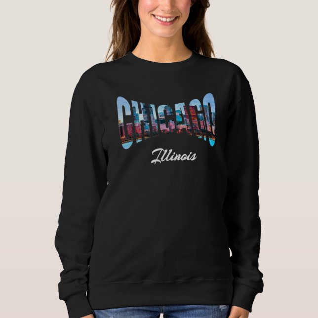 Chicago Illinois Souvenirs T Shirt (Framsida)