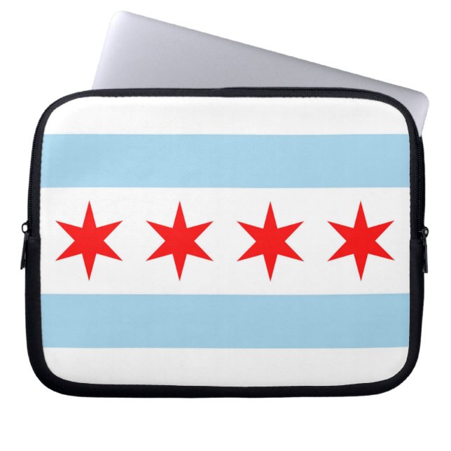 Chicago, Illinois State Laptop sleeve (Framsidan)