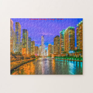 Chicago Illinois Streetscape. Pussel