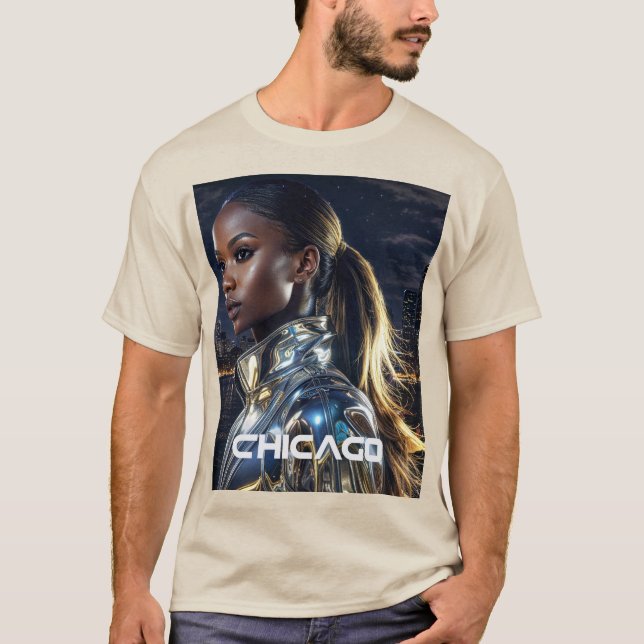 CHICAGO - ILLINOIS T SHIRT (Framsida)