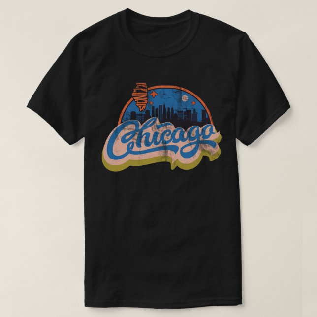 Chicago, Illinois T Shirt (Design framsida)