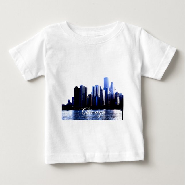Chicago Illinois Tee Shirt (Framsida)