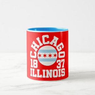 Chicago,Illinois Två-Tonad Mugg