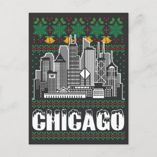 Chicago Illinois Ugly jul Vykort