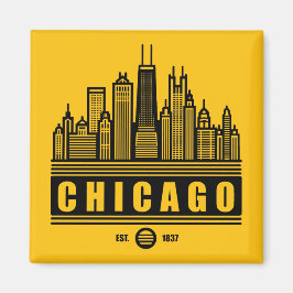 Chicago Illinois United Stater Magnet