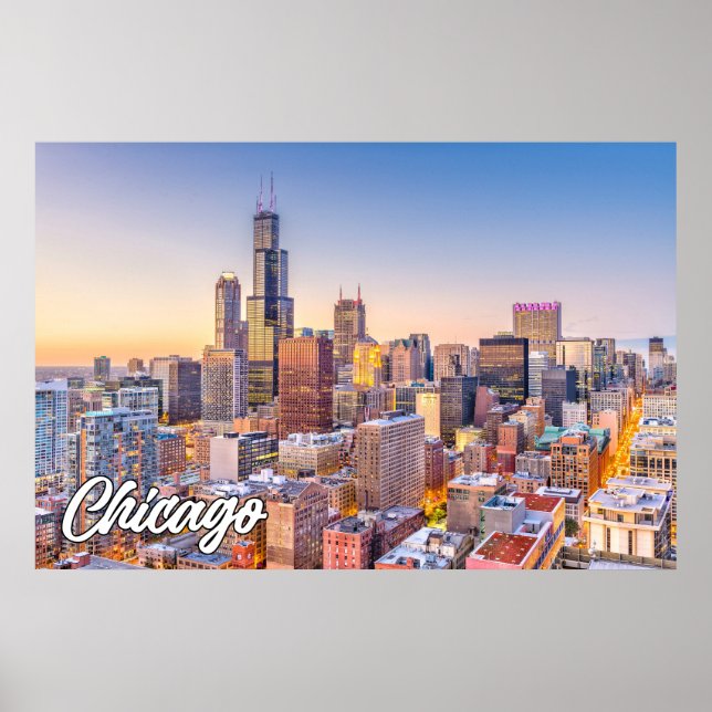 Chicago, Illinois, United Stater Poster (Framsidan)