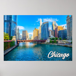 Chicago, Illinois, United Stater Poster